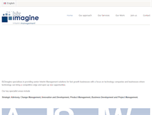 Tablet Screenshot of bizimagine.com